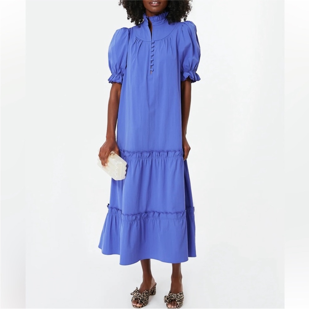 Tuckernuck Pomander Place Azure Blue Selena Dress Small S